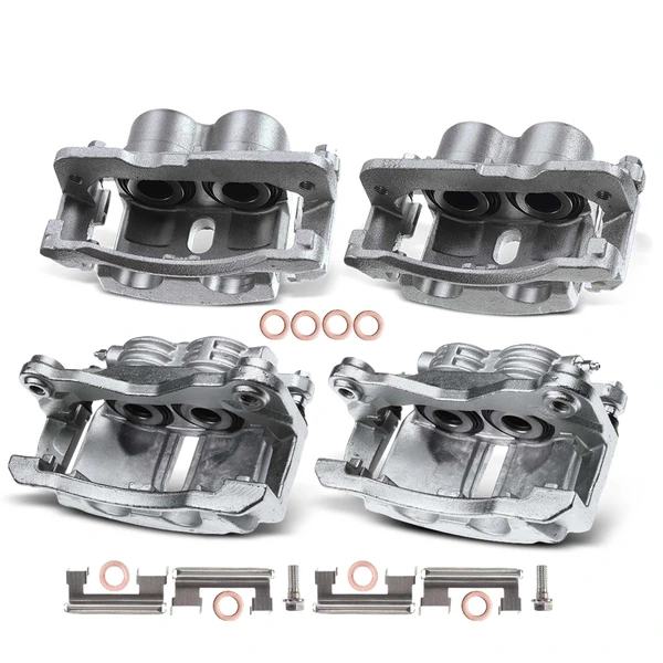2002-2005 Chevrolet Silverado 1500 4-Pc Brake Caliper Front & Rear 2-Piston A-Premium APBC2494