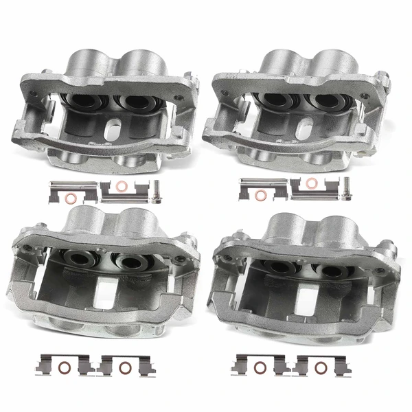 4-PC Brake Caliper, Front & Rear, 2-Piston, A-Premium APBC1546