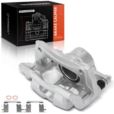 Front Passenger Disc Brake Caliper with Bracket