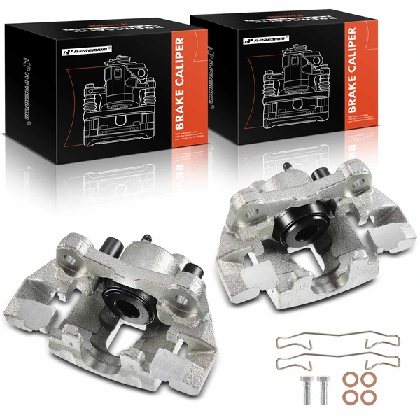 2-PC Brake Caliper, Rear Driver & Passenger, 1-Piston, A-Premium APBC0133