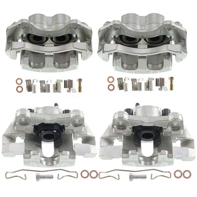 4 Pcs Front & Rear Disc Brake Calipers