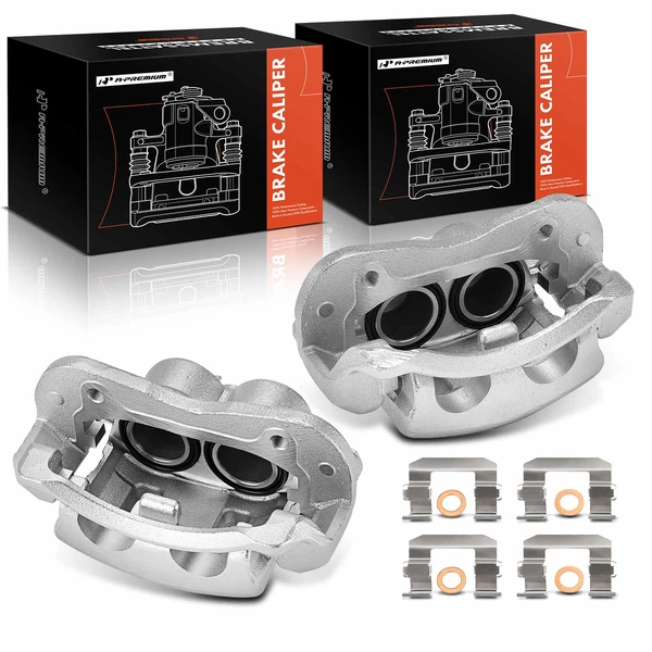 2-Pc Brake Caliper Front Driver & Passenger 2-Piston A-Premium APBC3858