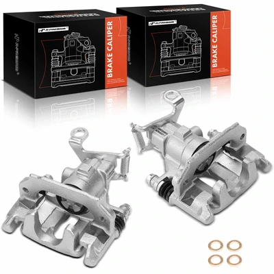 2 Pcs Rear Brake Caliper with Bracket