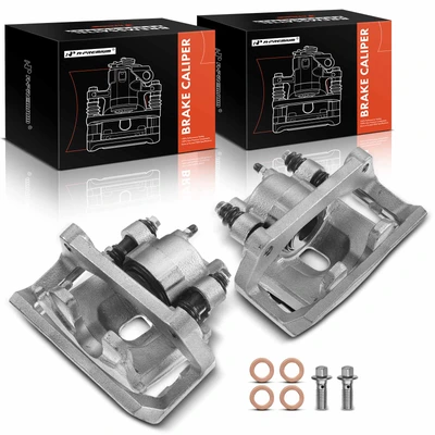 2 Pcs Rear Brake Caliper with Bracket