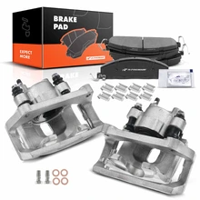 6 Pcs Rear Brake Calipers & Ceramic Brake Pads