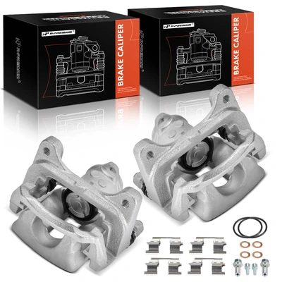 2 Pcs Rear Brake Caliper with Bracket