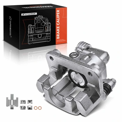 Rear Driver Brake Caliper with bracket