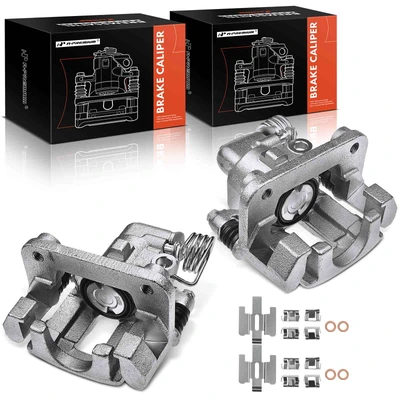 2 Pcs Rear Brake Caliper with bracket