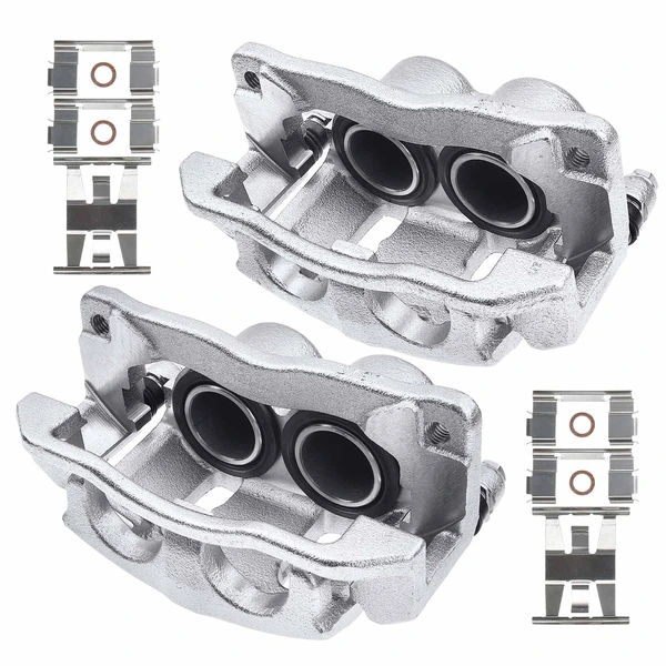 2-PC Brake Caliper, Front Driver & Passenger, 2-Piston, A-Premium APBC3240