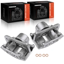 2 Pcs Front Brake Caliper with Bracket