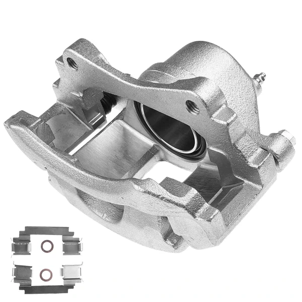 1-PC Brake Caliper, Front Right Passenger Side, 1-Piston, A-Premium APBC1664