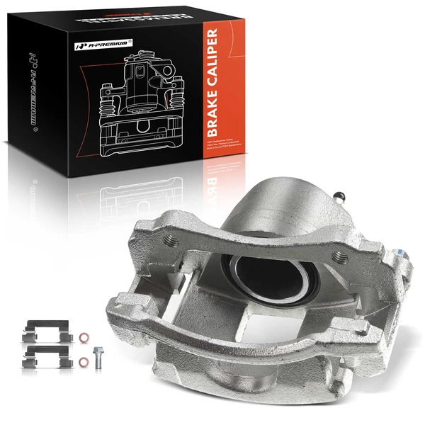 1-PC Brake Caliper, Front Right Passenger Side, 1-Piston, A-Premium APBC0213
