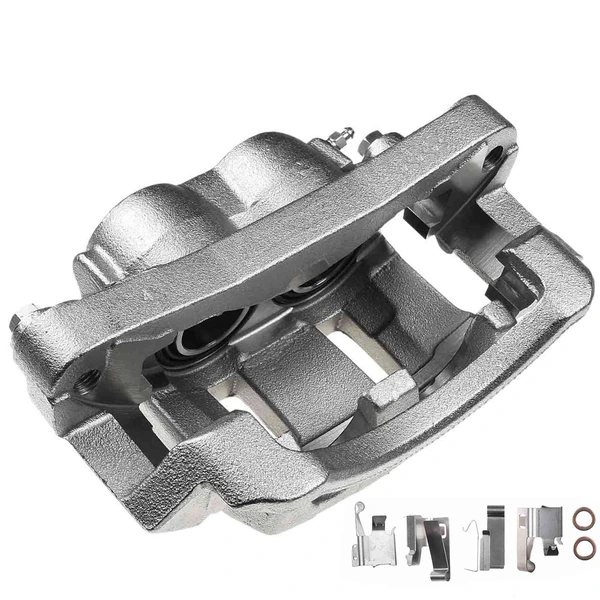 1-PC Brake Caliper, Front Left Driver Side, 2-Piston, A-Premium APBC1669