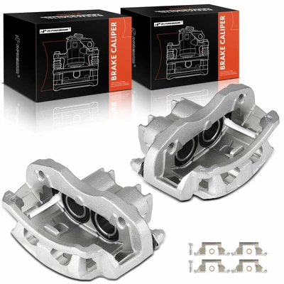 2 Pcs Rear Brake Caliper with Bracket