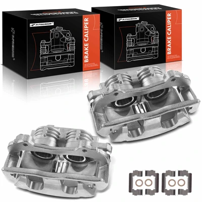 2pc Brake Caliper, Front Driver & Passenger, 2-Piston, A-Premium APBC1019