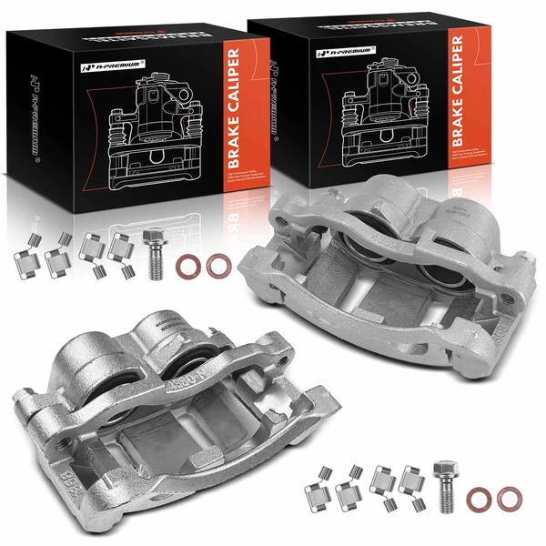 2-PC Brake Caliper, Front Driver & Passenger, 2-Piston, A-Premium APBC1221