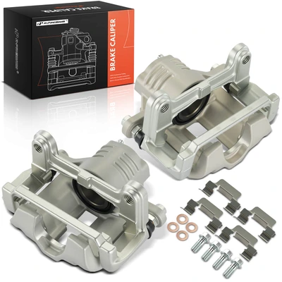 2 Pcs Rear Brake Caliper with 1-Piston