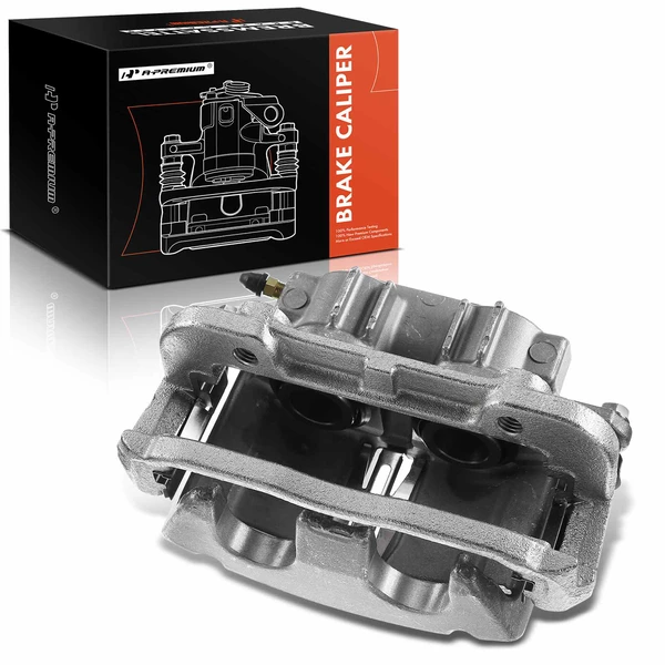 1-PC Brake Caliper, Front Right Passenger Side, 2-Piston, A-Premium APBC0746