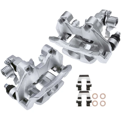 2 Pcs Rear Disc Brake Calipers with Bracket