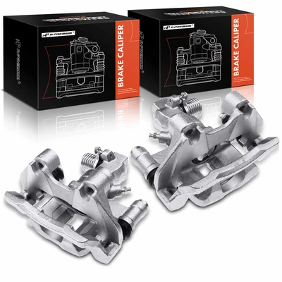 2 Pcs Rear Brake Caliper with Bracket