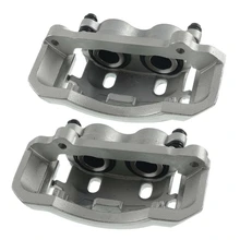 2 Pcs Front Brake Caliper with Bracket for Dodge Ram 2500 3500 2000-2002