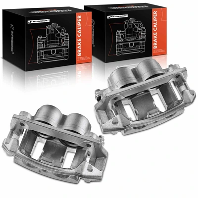 2 Pcs Front Brake Caliper with Bracket
