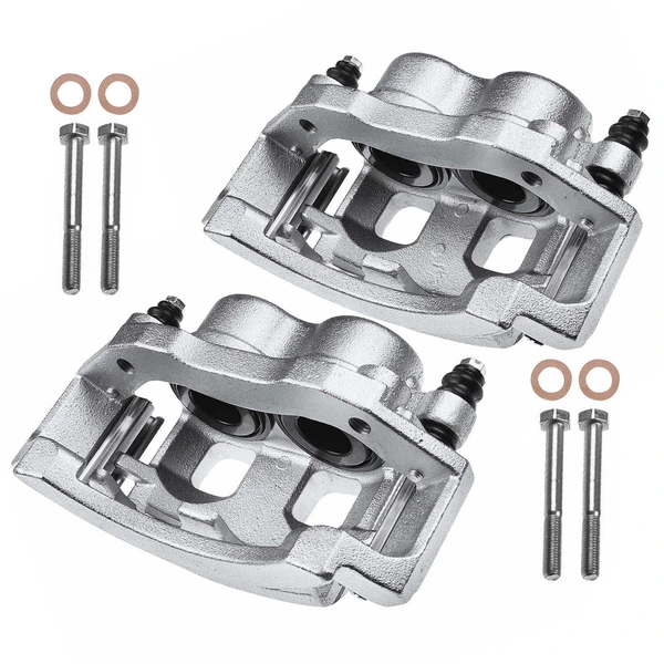 2000-2001 Dodge Ram 1500 2-Pc Brake Caliper Front Driver & Passenger 2-Piston A-Premium APBC1681