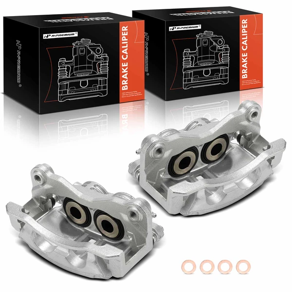 2-Pc Brake Caliper Rear Driver & Passenger 2-Piston A-Premium APBC1684