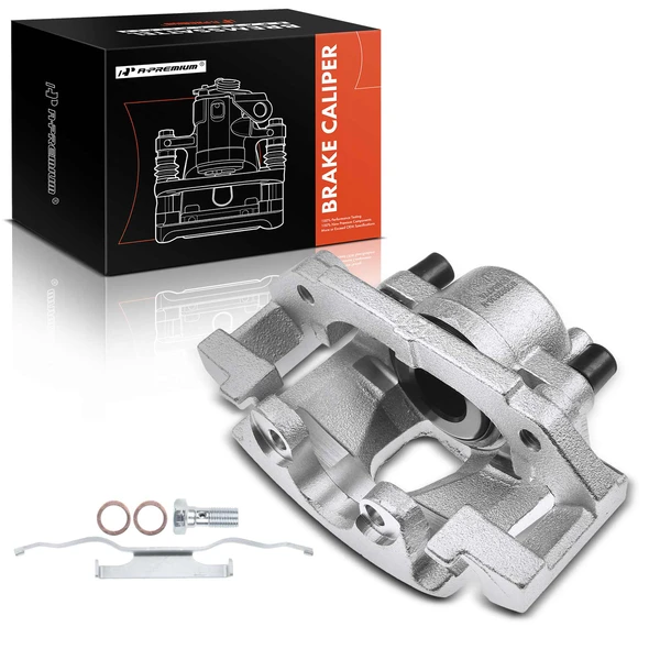 1-PC Brake Caliper, Front Left Driver Side, 1-Piston, A-Premium APBC1177