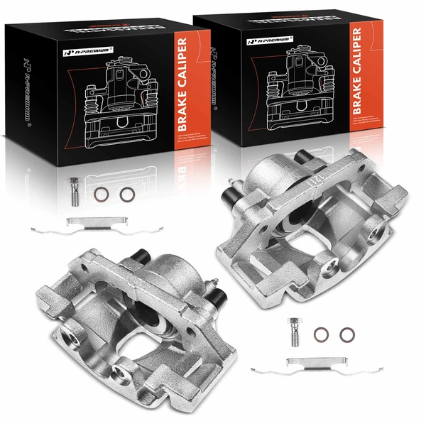 2001-2003 Chrysler Voyager 2-Pc Brake Caliper Front Driver & Passenger 1-Piston A-Premium APBC1179