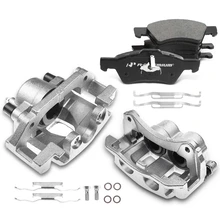 2001-2007 Chrysler Town & Country 6pc Brake Caliper and Pad Kit Front Driver & Passenger 1-Piston A-Premium APBC3528