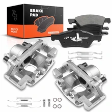 6 Pcs Front Disc Brake Calipers + Ceramic Pads