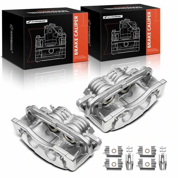 2002-2005 GMC Envoy 2-Pc Brake Caliper Front Driver & Passenger 2-Piston (Front); 1-Piston (Rear) A-Premium APBC1695