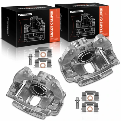 2 Pcs Rear Brake Caliper with Bracket