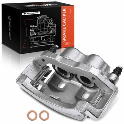 Rear Passenger Brake Caliper with Bracket