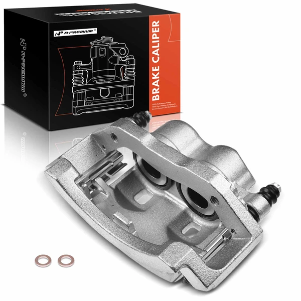 1-PC Brake Caliper, Rear Left Driver Side, 2-Piston, A-Premium APBC1700