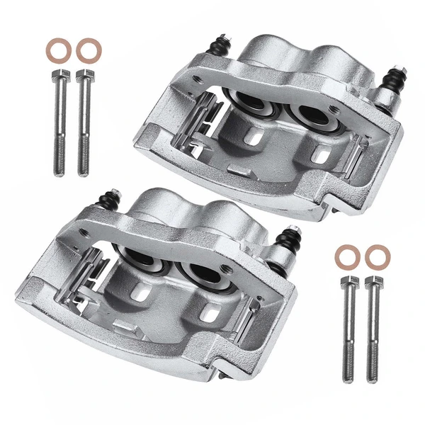 2002 Dodge Ram 4000 2-Pc Brake Caliper Rear Driver & Passenger 2-Piston A-Premium APBC1701