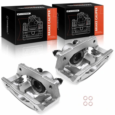 2 Pcs Rear Brake Caliper with Bracket