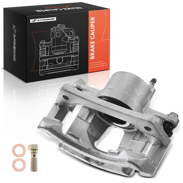 2002-2007 Jeep Liberty 1-Pc Brake Caliper Front Left Driver Side 1-Piston A-Premium APBC0202