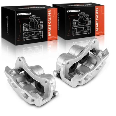 2 Pcs Front Disc Brake Caliper with Bracket