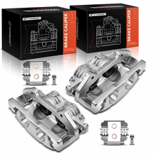 2 Pcs Front Brake Caliper with Bracket