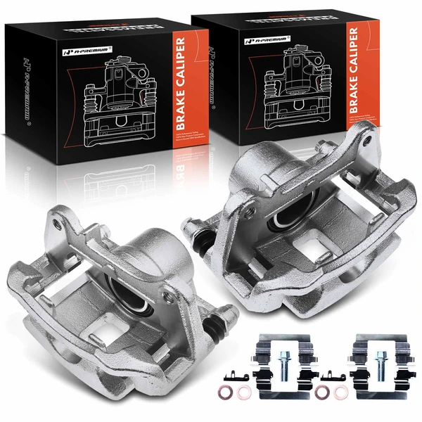 2-PC Brake Caliper, Front Driver & Passenger, 1-Piston, A-Premium APBC1729