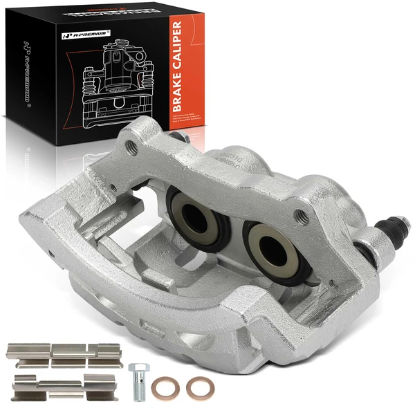 1-PC Brake Caliper, Rear Left Driver Side, 2-Piston, A-Premium APBC1732
