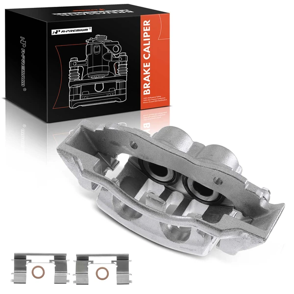 1-PC Brake Caliper, Front Right Passenger Side, 2-Piston, A-Premium APBC0615