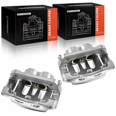2 Pcs Rear Brake Caliper with Bracket