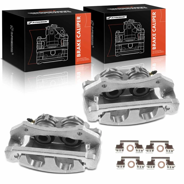 2-PC Brake Caliper, Front Driver & Passenger, 2-Piston, A-Premium APBC0610