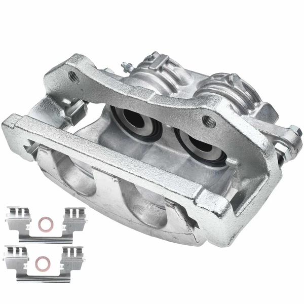 1-PC Brake Caliper, Front Left Driver Side, 2-Piston, A-Premium APBC1746