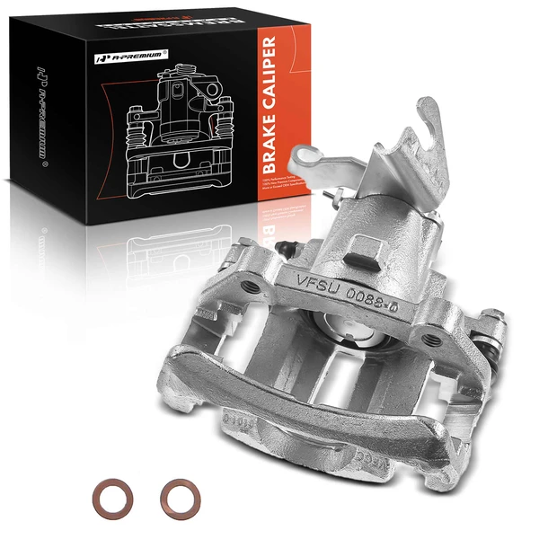 1-Pc Brake Caliper Rear Left Driver Side 1-Piston A-Premium APBC0636