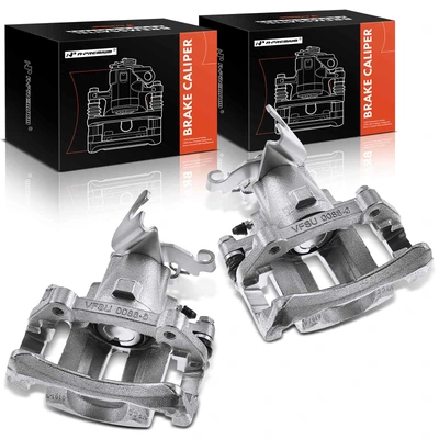 2 Pcs Rear Brake Caliper with Bracket