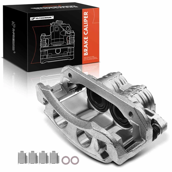 1-PC Brake Caliper, Front Right Passenger Side, 2-Piston, A-Premium APBC0306